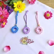 ハンドメイド　マクラメストラップ