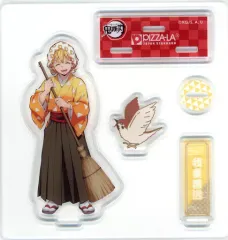 【中古】アクリルスタンド・アクリルパネル 我妻善逸 アクリルフィギュア 「鬼滅の刃×ピザーラ」 ピザパック注文特典