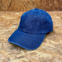 United Athle ユナイテッドアスレ 9671-01 デニムウォッシュローキャップ ダークブルーデニム 帽子 6パネルのサムネイル