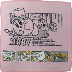 【中古】タオル・手ぬぐい カービィ＆ワドルディ/絵描き・ピンク コミックなタオルコレクション 「一番くじ 星のカービィ コミックなカービィ＆フレンズ」 G賞