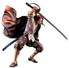 [중고] ONE PIECE Portrait.Of.Pirates “Playback Memories” 빨간 머리의 생크 피규어 원피스