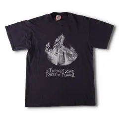 90s USA製　タワーオブテラー The twilight zone Tシャツ 90年代 Disney ディズニー タワーオブテラー アトラクション