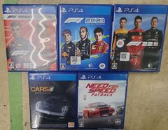 PS4ソフト　F1　2020 F1 2021 F1 22などレースゲーム　5本