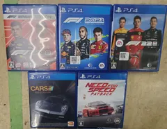 PS4ソフト　F1　2020 F1 2021 F1 22などレースゲーム　5本