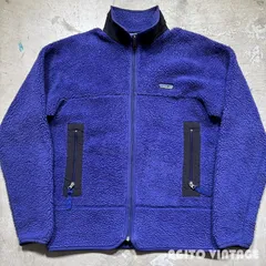 90's patagonia 初期型レトロX PEF フリースジャケット パープル系 M 95年 USA製