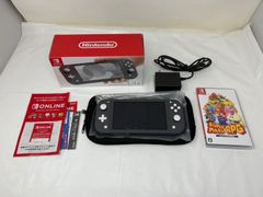 ◆Nintendo 任天堂 SwitchLite スイッチライト グレー HDH-001 箱,おまけソフト1本付き 中古◆17638