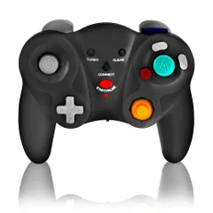 新品 ゲームキューブ Wii 対応 GC コントローラー （Switch1/2は接続タップが必要） (ブラック) [video game]