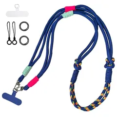 【新品】 [Oumino] スマホストラップ ショルダー 携帯ストラップ スマホ iPhone 対応 ショルダーストラップ ハンドストラップ 肩掛け バッグストラップ 分割可能 117cm 編み込み ネックストラップ 首掛け アウトドア おしゃれ 全機種対 1