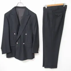 バーバリーロンドン BURBERRY LONDON ダブルスーツ ジャケット スラックス 銀ボタン カシミヤ混 メンズ [x974488ss]