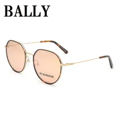 バリー BALLY BY0078-D 56U 56 サングラス アジアンフィット UVカット 紫外線カット ノーズパッド 鼻あて レディース オレンジ ハバナ ゴールドのサムネイル