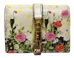 グッチ 財布 GUCCI ヒグチユウコ 並木店限定 カードケース ウォレット コンパクト 花柄 ジャッキー 折り財布 645536 レザー