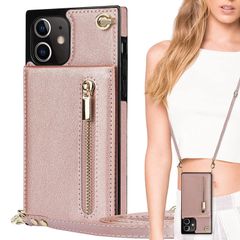 【色: ファスナー型 ピンク】case 適用 手帳型 【iCoverCase】