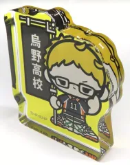 【中古】アクリルスタンド・アクリルパネル 月島蛍 「ハイキュー!! ミニキャラアクリルブロックコレクション のぼりver.」