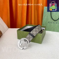 【今日WTO】Gucci グッチ レザーベルト-1-GF87