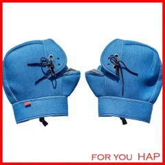 【新着商品】INFIMO ( 大阪繊維資材 ) デニムタイプ ネオプレーン バイク用ハンドルカバー 防水・防寒仕様 ブルー DHC-03