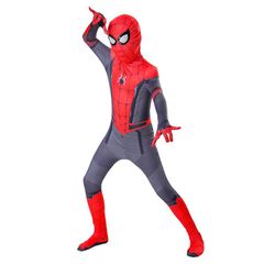スパイダーマンコスプレ　子供から大人まで全身タイツ コスプレ衣装 ハロウィン コスチューム アニメ 変装 仮装 キッズコスチューム Cosplay 文化祭 学園祭 撮影用 イベント 誕生日 プレゼント ハロウィン