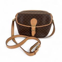 CELINE セリーヌ マカダム ショルダーバッグ