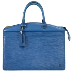美品・希少モデル LOUIS VUITTON ルイヴィトン エピ リヴィエラ トートバッグ ハンドバッグ トップハンドル A4収納 レザー ブルー  M48185｜Yahoo!フリマ（旧PayPayフリマ）