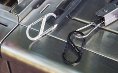 送料無料 2個セット ナイトアイズ NITEIZE カラビナ ステンレスSバイナー ＃4 NI00739　アウトドア 自転車 カギ カバン