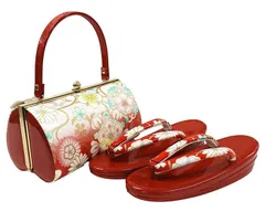 草履 バッグ 草履バッグセット S寸 振袖 成人式 エナメル調 三枚芯