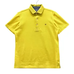 サイズ：L TOMMY HILFIGER GOLF トミー ヒルフィガーゴルフ  半袖ポロシャツ  イエロー系 [240101537337] ゴルフウェア メンズ ストスト