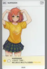 【中古】キャラカード 本間ひまわり 「バーチャルYouTuber にじさんじ にじさんじフェス 2025 SNS風ランダムクリアカード Fグループ」