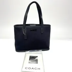 コーチ ハンドバッグ レザー ブラック ロゴプレート コンパクト ワンショルダー