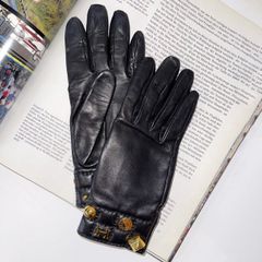 ⭐️未使用に近い❗️エルメス レザー グローブ セリエ❗️正規品❗️ HERMES - 美品 エルメス Hロゴ 金具 クロコダイル レザー