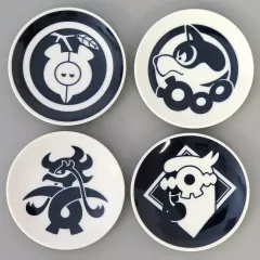 【中古】皿・ボウル モモワロウセット 豆皿4個セット ポケ紋 キタカミの里 「ポケットモンスター スカーレット・バイオレット ゼロの秘宝」 ポケモンセンター限定