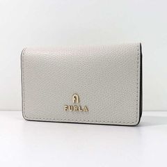 フルラ FURLA カードケース 二つ折り スモール カメリア ビジネスカードケース CAMELIA S 名刺入れ ホワイト WP00408 ARE000 1704S