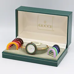 楽天市場】GUCCI チェンジベゼル ウォッチ 1100-L 電池交換済