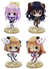 【中古】アクリルスタンド・アクリルパネル [単品] 女神候補生四忍アクリルスタンドセット 「Switchソフト 閃乱忍忍忍者大戦ネプテューヌ -少女達の響艶- ファミ通DXパック+女神候補生アクリルスタンドセット」 同梱特典