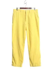 【お得なクーポン配布中!】 90s ポロ ラルフローレン 太畝 コーデュロイ パンツ メンズ 実寸 35 30 オールド スラックス ストレート ノータック アーミー チノ タイプ