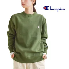 2025秋冬新色追加 チャンピオン トレーナー Champion スウェット クルーネック 裏起毛  メンズ レディース 男女兼用 定番 カジュアル  S-XXL C3-Y037 	655オリーブ（裏起毛）