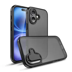 【在庫処分】(マットブラック) 6.1インチ 対応 ケース いphone16 米軍MIL規格取得 軽量 黄変防止 指紋防止 滑り止め 擦り傷防止 耐衝撃 全面保護 アイフォン16ケース マット感 半透明 スマホケース ケース【2024年9月発売】iphone1