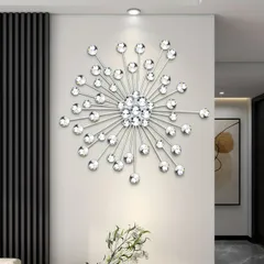 壁掛け きらきら インテリア 装飾 リビング ダイニング エントランス 37cm シルバー ゴールド 銀 金 華やか エレガント ギフト お祝い ed6B763