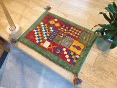 【新品未使用】絵画風絨毯　ペルシャ産　イラン　絨毯　ラグ　カーペット　馬　白馬 2025年最新】ペルシャ絨毯 絵画の人気アイテム - メルカリ