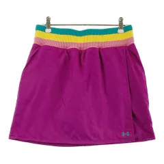 サイズ：MD UNDER ARMOUR アンダーアーマー  リバーシブル スカート  パープル系 [240101226428]# ゴルフウェア レディース ストスト