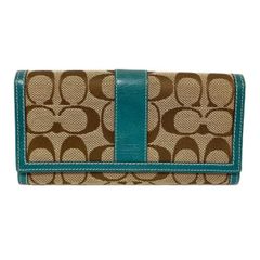 コーチ　長財布　ウォレット　ネイビー　メンズ　レディース　シグネチャー　定番 COACH コーチ 財布 レディース 長財布 アウトレット ネイビー