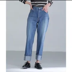 SERGE de bleu ハイライズストレートカットデニムパンツ 25