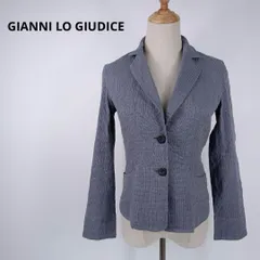 ジャンニロジュディチェ テーラードジャケット 36 麻混 おしゃれ
