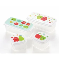 タマハシ ガチャピン・ムック シール容器4pcセット GM-106