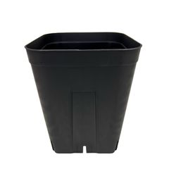 プレステラ深鉢 150 黒（ブラック)　10個セット　スリット入りプラ鉢
