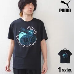 PUMA プーマ 半袖 Tシャツ グラフィックス エクスキューション Tシャツ puma tシャツ ブラック 687699 新作 687699