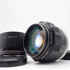 2025年最新】minolta mc rokkor 85mm f1.7の人気アイテム - メルカリ