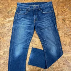 Levi's 505 ジーンズ W32 リーバイス ストレート デニム ジーパン Gパン ユーズド USED 古着
