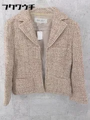 ◇ BALLSEY ボールジー 長袖 ジャケット サイズ38 ベージュ レッド レディース  【1002800330089】