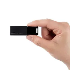 【新品・2営業日で発送】ELECOM エレコム 外付けSSD／ノック式／USB3.2(Gen2)対応／250GB／ブラック(ESD-EPK0250GBK)
