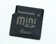 Panasonic miniSDカード 8MB メモリーカード 動作確認済み