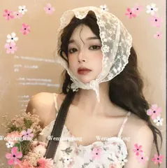 【大人気】バブーシュカ 韓国 おしゃれ 刺繍 シアー 夏 涼しい